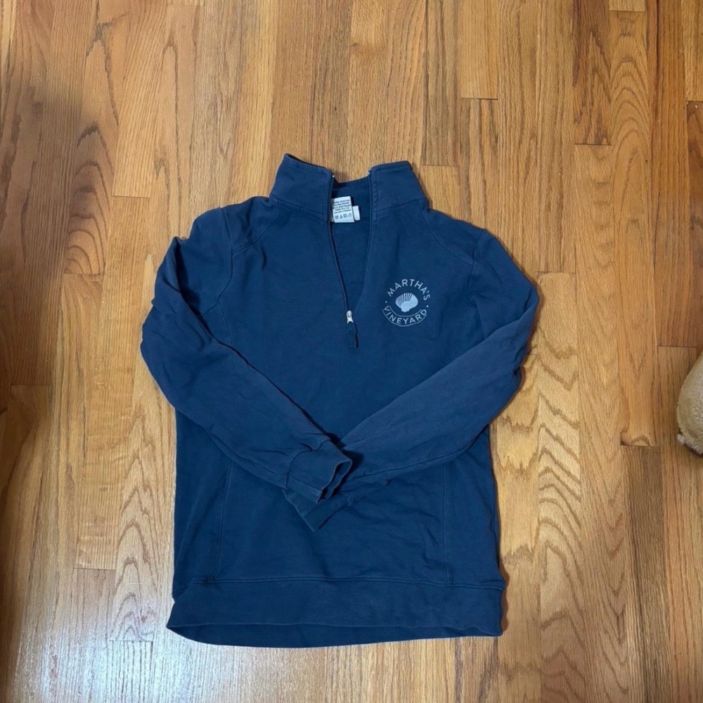 Artisan Dark Blue Zip-Up Sweatshirt